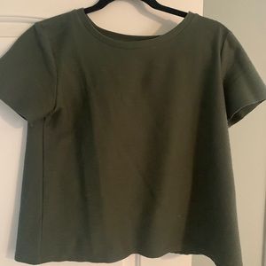 Loft Green Short sleeve shirt.